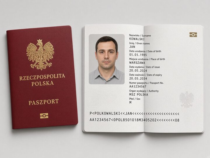 Paszport — przykład dokumentu